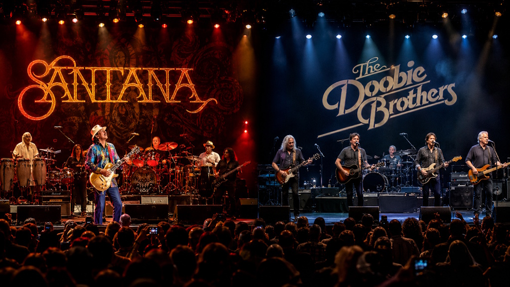 Santana and The Doobie Brothers at the Toyota Amphitheater